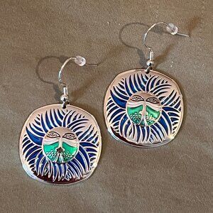 Laurel Burch Lion Earrings
